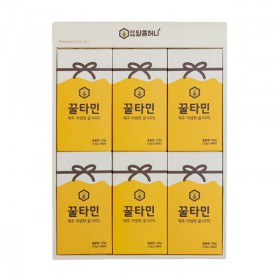 [명절선물]꿀타민 제주도 야생화벌꿀 스틱형 달콤허니4호