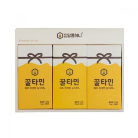 [명절선물]꿀타민 제주도 야생화벌꿀 스틱형 달콤허니6호