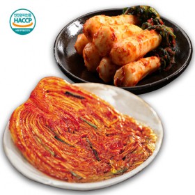 [월드푸드챔피언 대상]러블리 전라김치 포기김치2kg+총각김치2kg