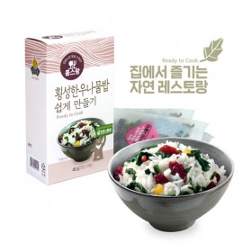 [청태산농장]유기농 한우나물밥 쉽게 만들기 3박스 /1박스당 45g(2인분 x3개입)