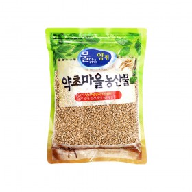 국산 유기농 토종 앉은뱅이밀 앉은키밀 통밀쌀 우리밀 1kg